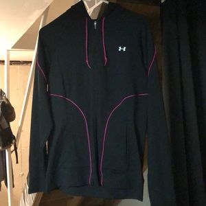 Under armour zip up sweatshirt